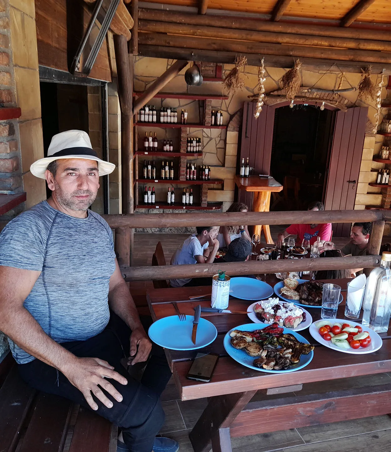 At the Mavres winery